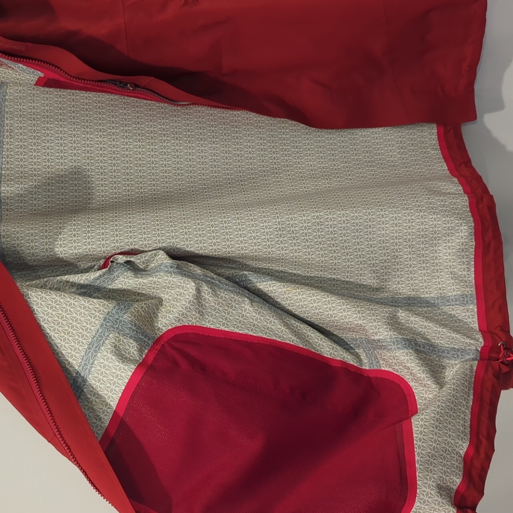 REI Men's Windbreaker Red size XL Hooded‎ image 4